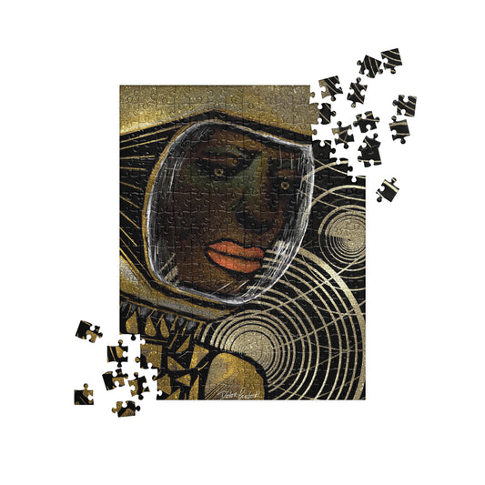 Afrobotica Golden Rings Jigsaw puzzle