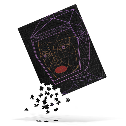 Afrobotica Bella Neon Jigsaw puzzle