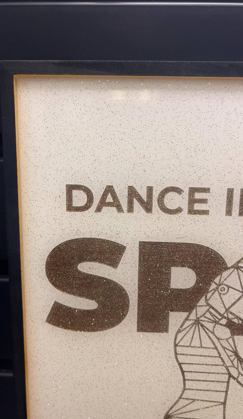 Dance in your own Space Resin Pour 11" x 14"