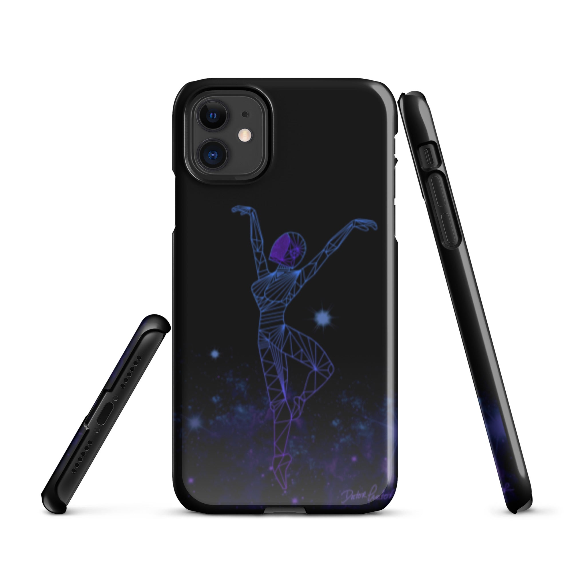 Afrobotica Releve Blue Snap case for iPhone®