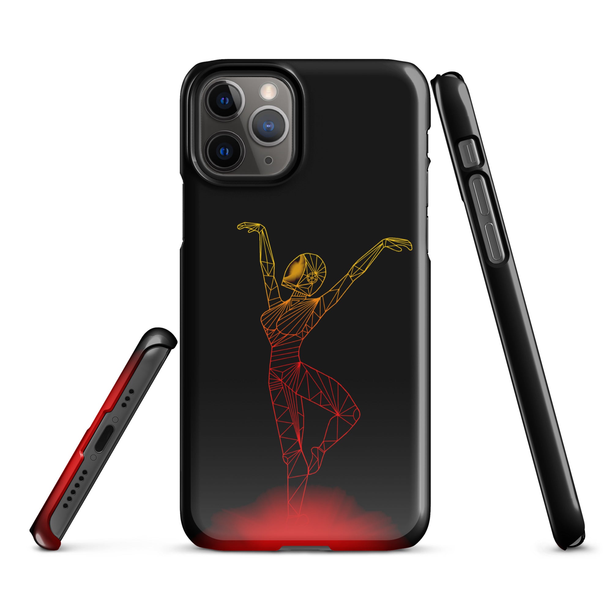 Afrobotica Releve Red Snap case for iPhone®