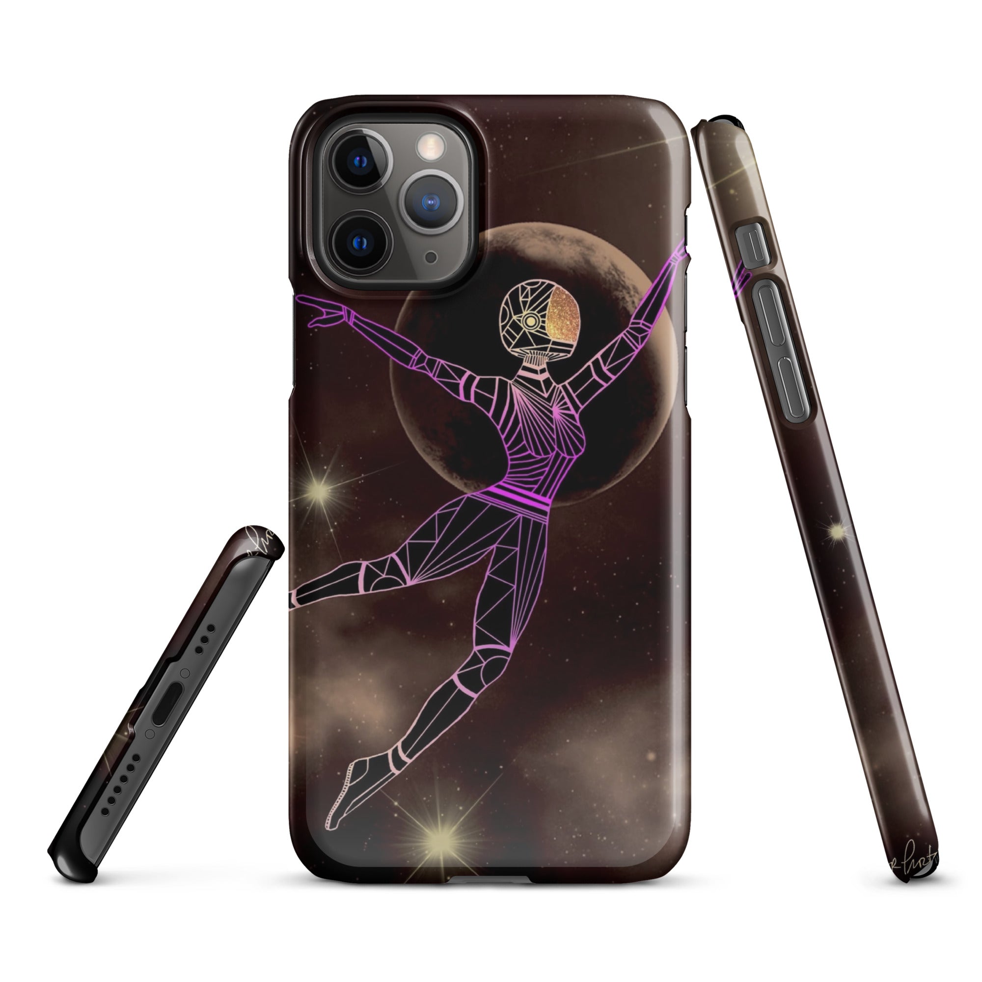 Afrobotica Leap into the Moon Snap case for iPhone®