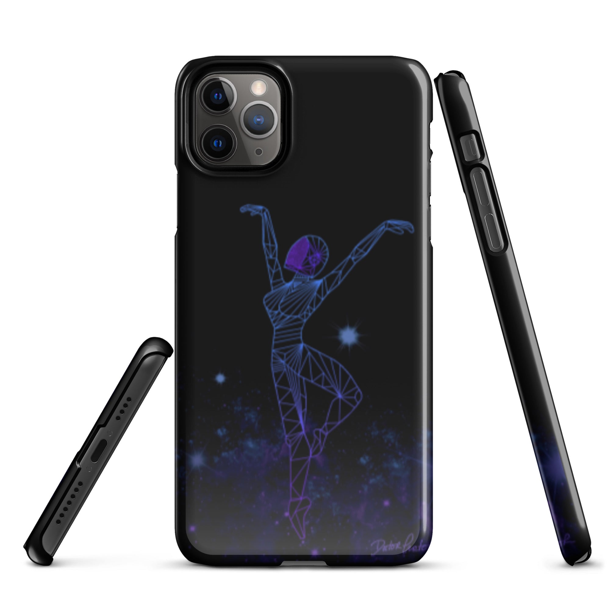 Afrobotica Releve Blue Snap case for iPhone®