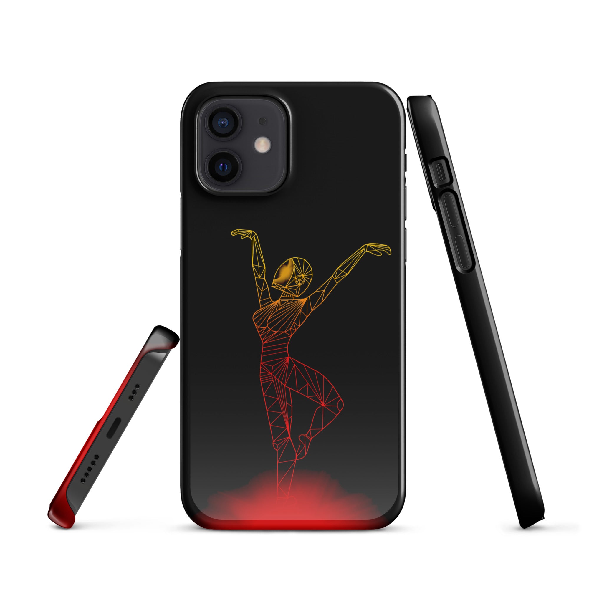 Afrobotica Releve Red Snap case for iPhone®