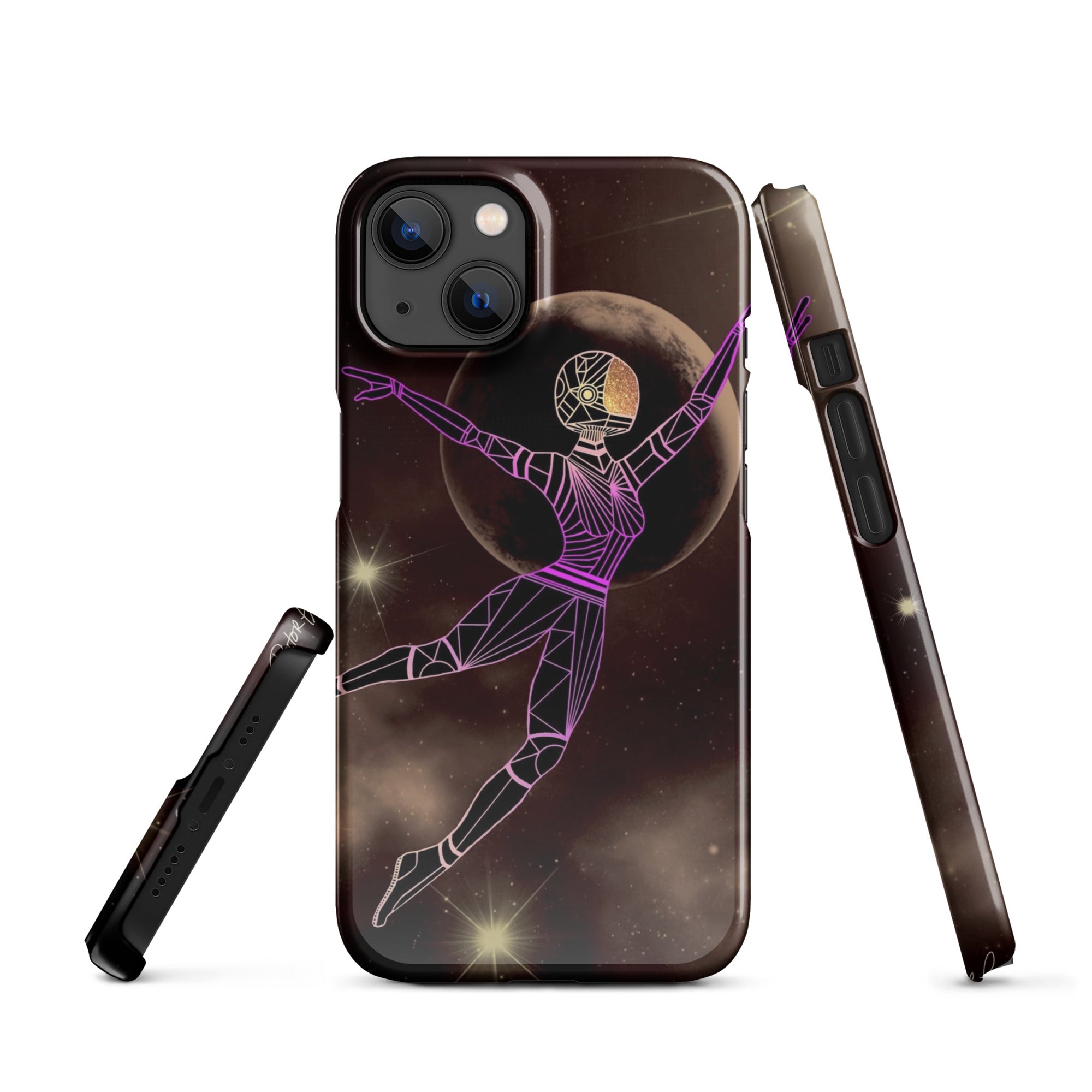 Afrobotica Leap into the Moon Snap case for iPhone®