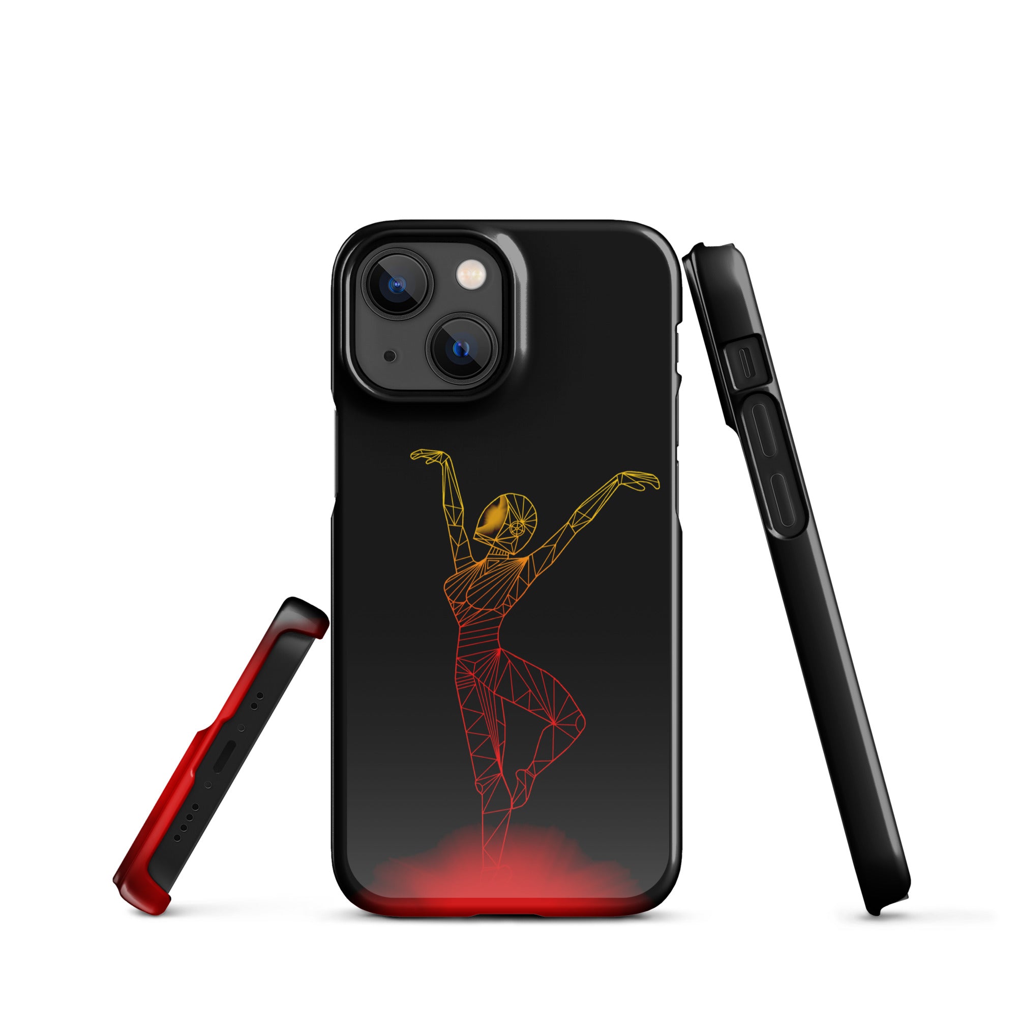 Afrobotica Releve Red Snap case for iPhone®