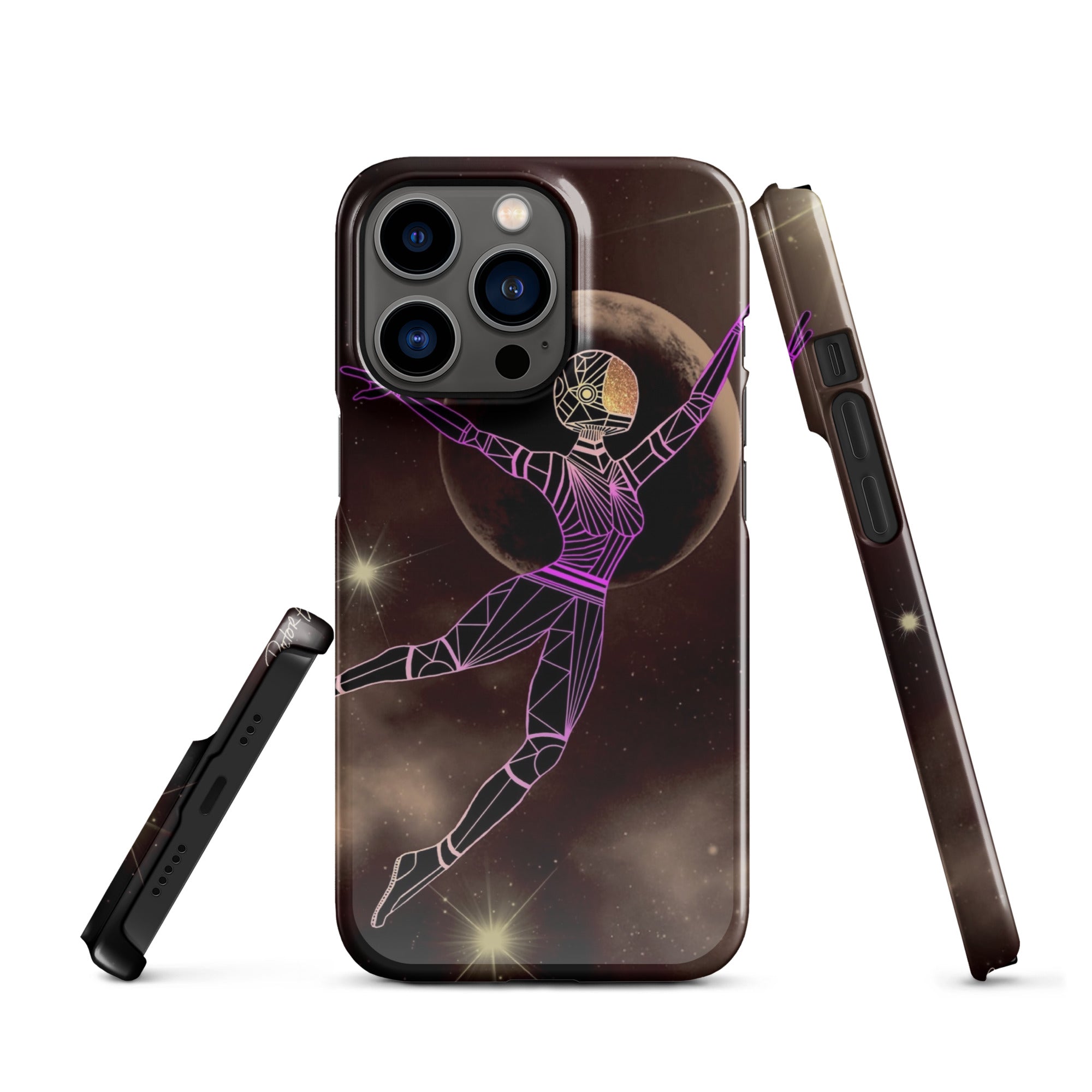 Afrobotica Leap into the Moon Snap case for iPhone®