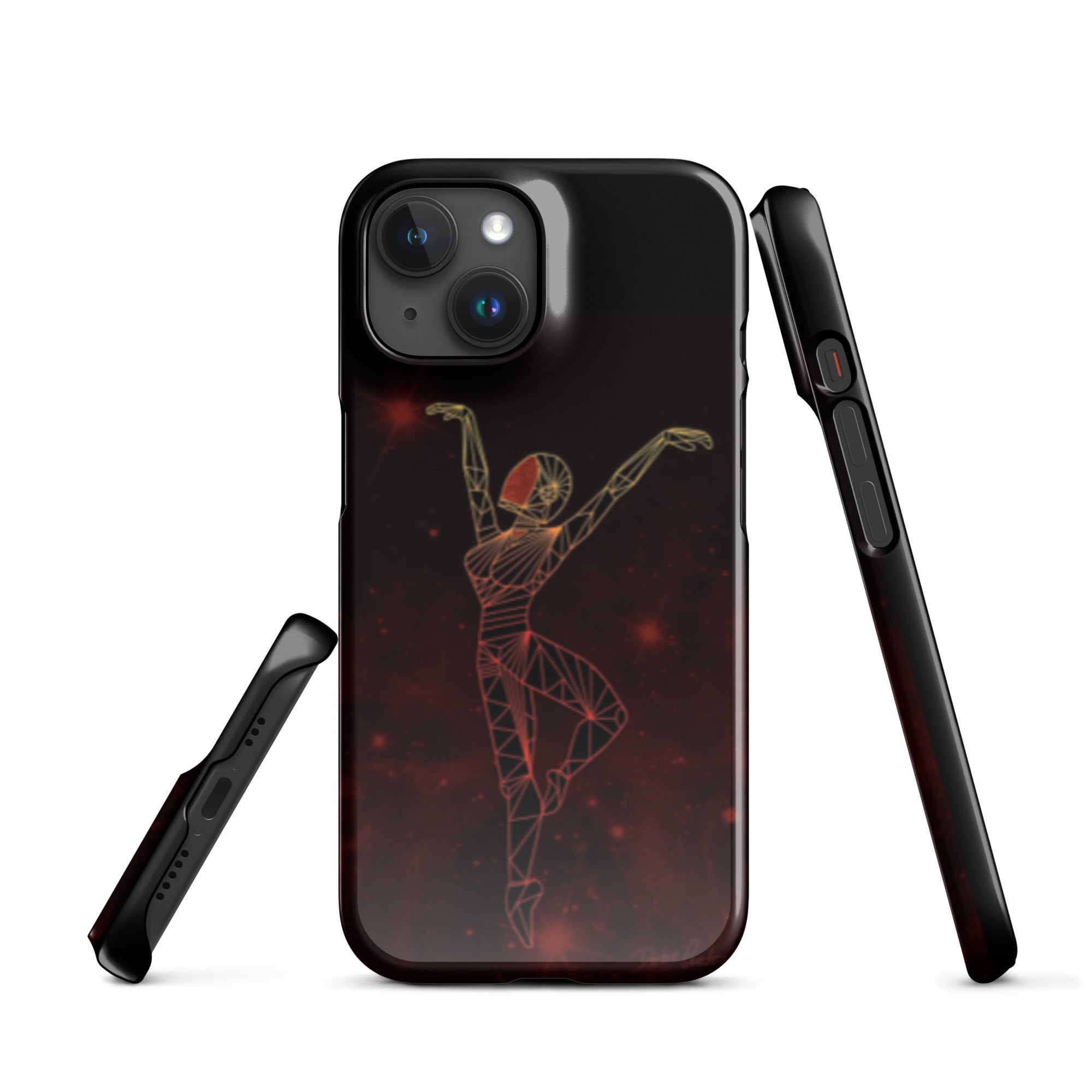 Afrobotica Releve Red Snap case for iPhone®