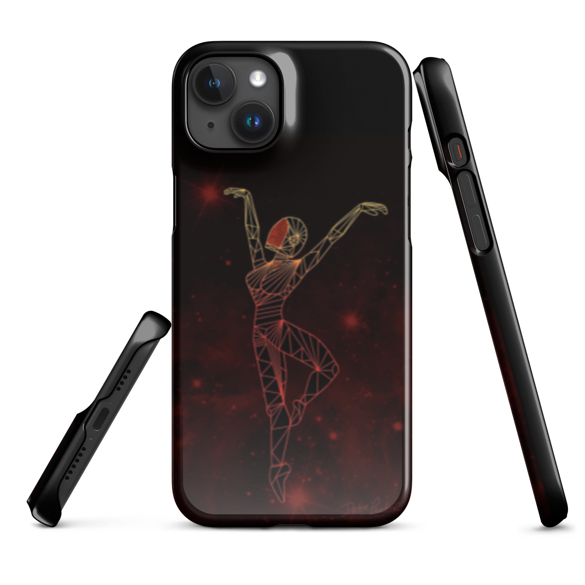 Afrobotica Releve Red Snap case for iPhone®