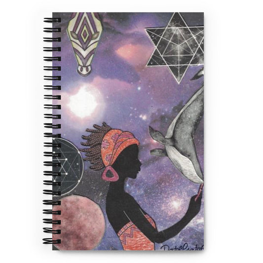 The Whale Dancer Spiral notebook