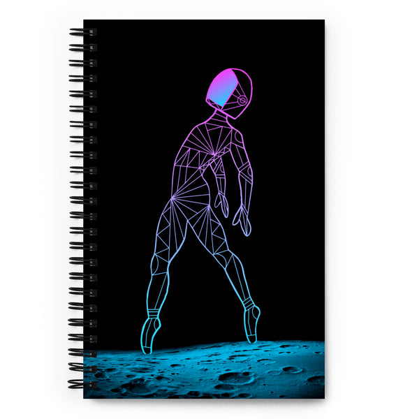 Afroboticus Cobalt Spiral Notebook