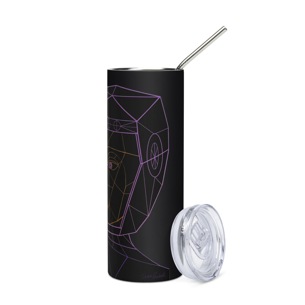 Afrobotica Bella Neon Stainless steel tumbler