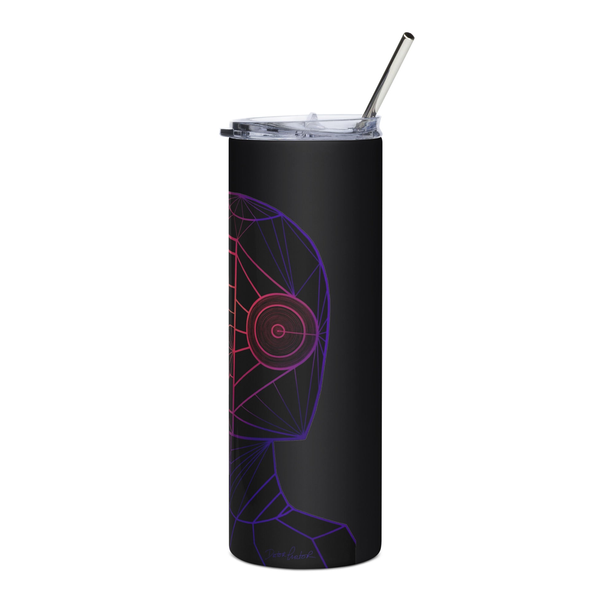 Afrobotica Native Neon Stainless steel tumbler