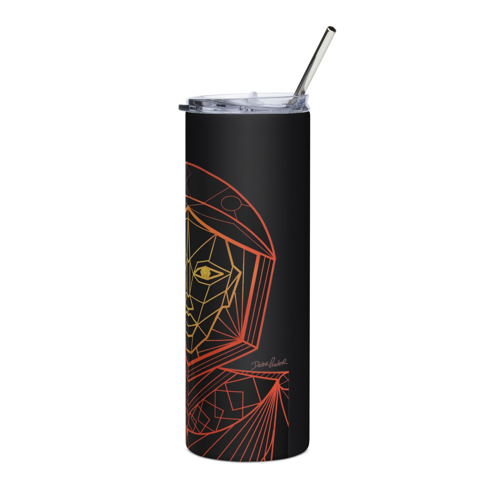 Afrobotica Avatar Red Stainless steel tumbler