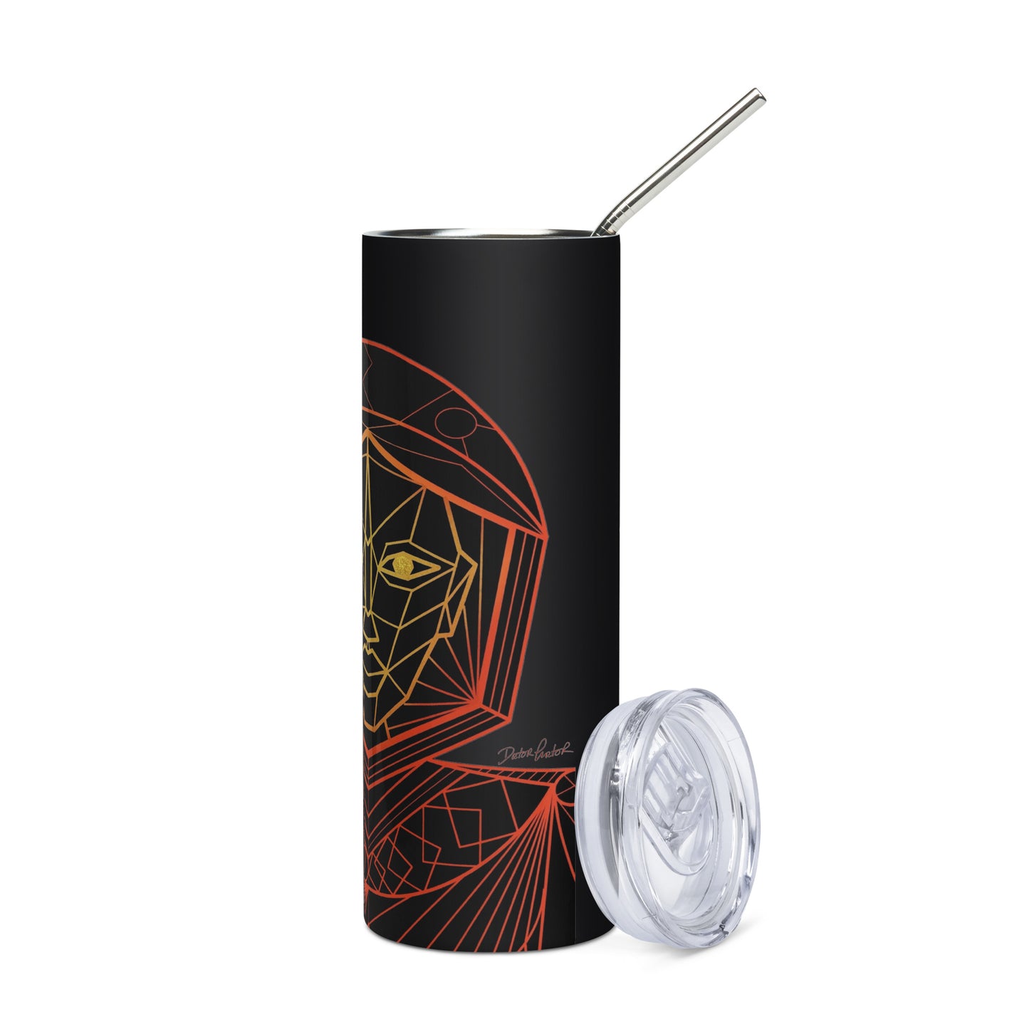 Afrobotica Avatar Red Stainless steel tumbler