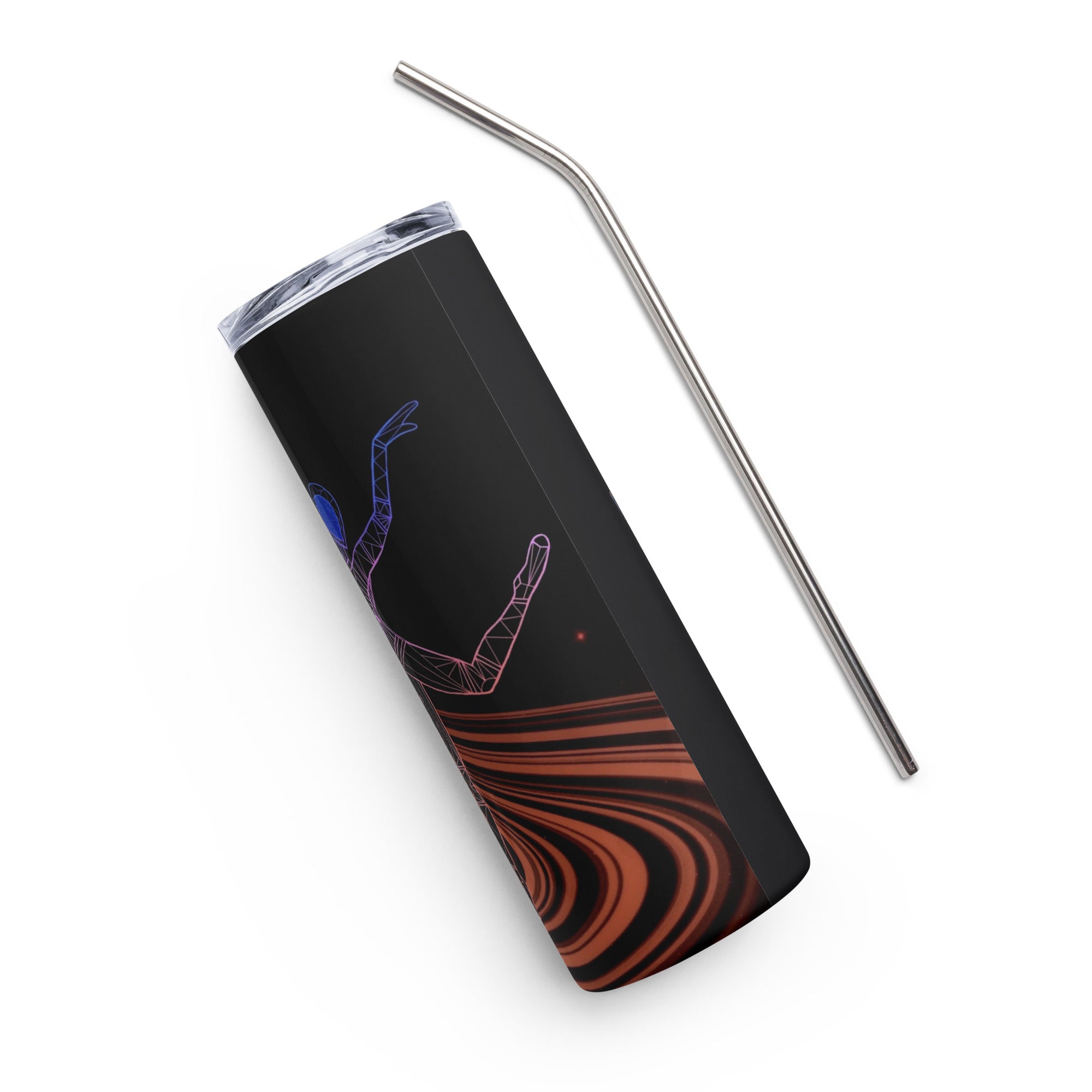 Afrobotica Rings Red Stainless steel tumbler