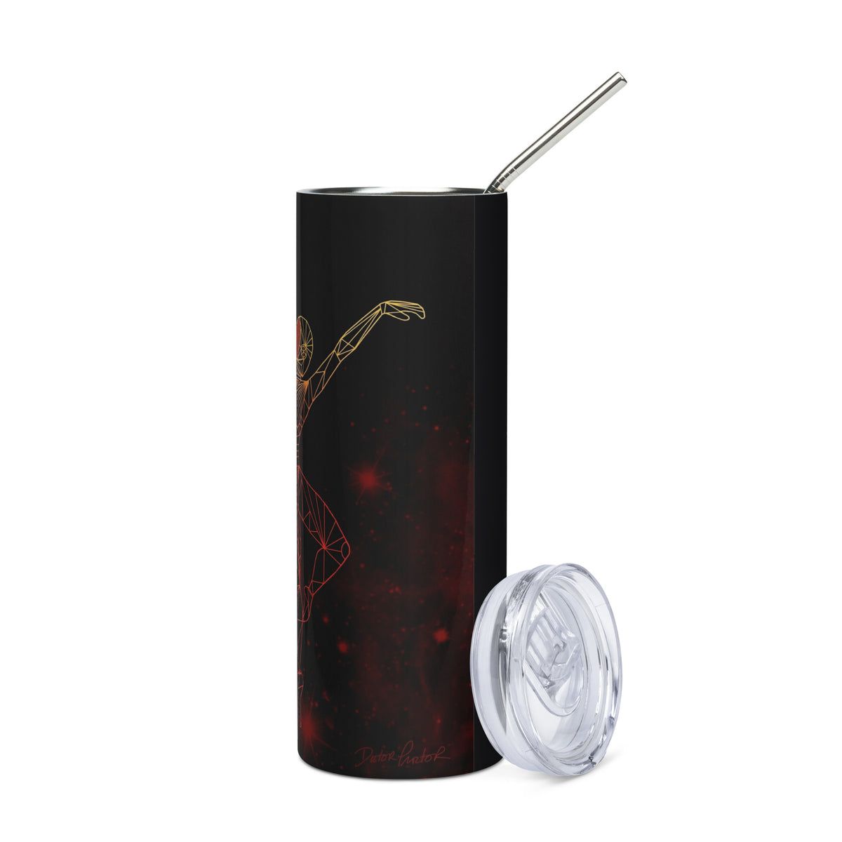 Afrobotica Releve Red Stainless steel tumbler