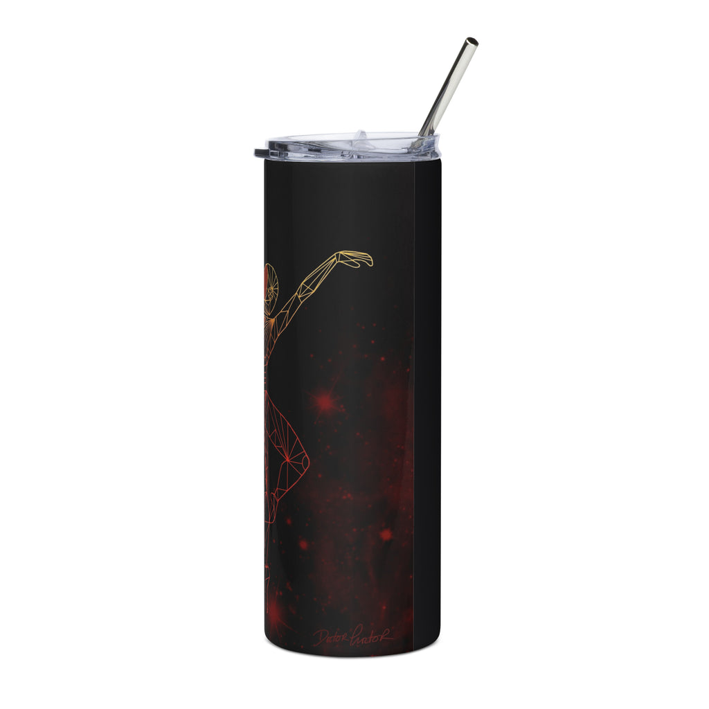 Afrobotica Releve Red Stainless steel tumbler