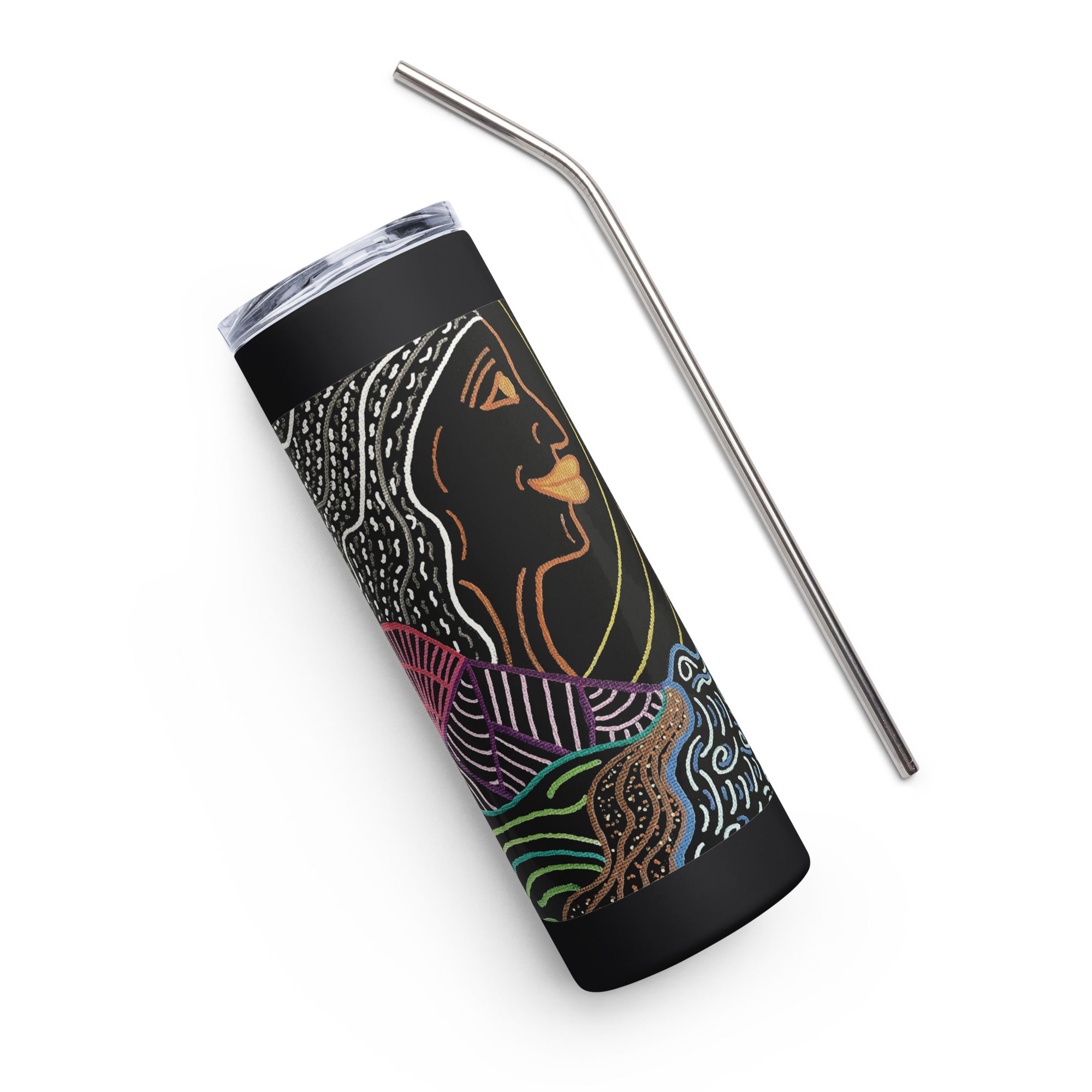 She's Waiting Stainless steel tumbler