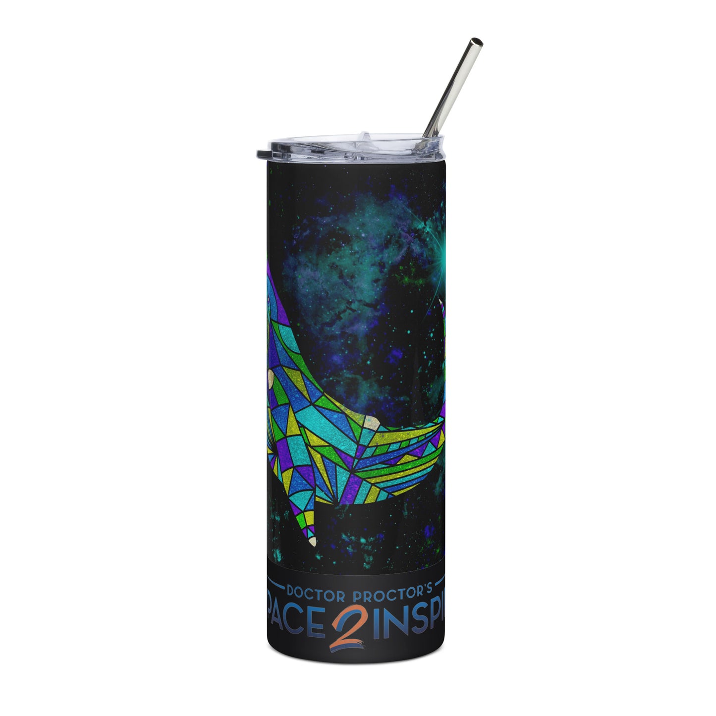 AstroCetacean Stainless steel tumbler