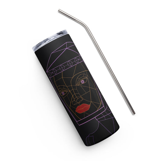 Afrobotica Bella Neon Stainless steel tumbler