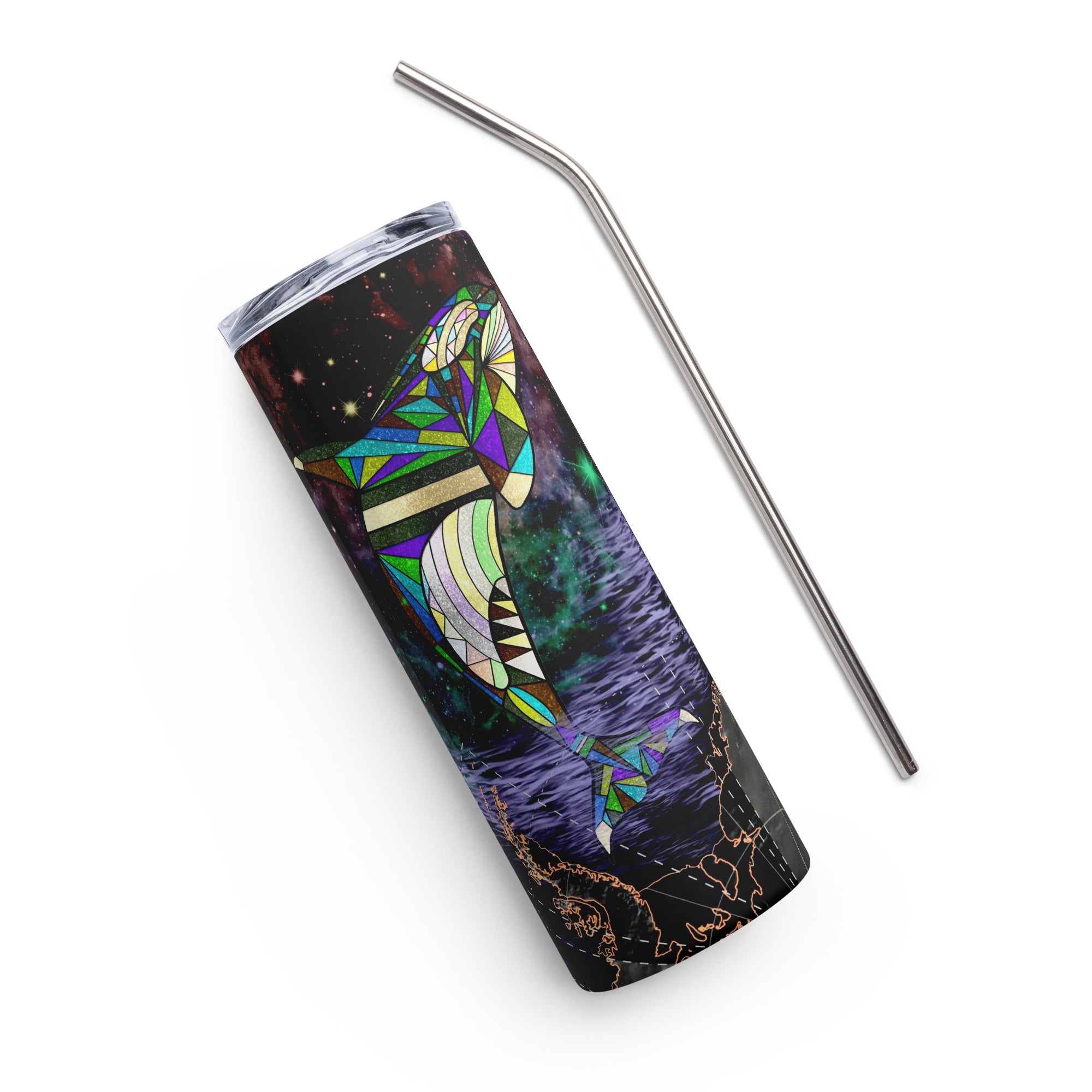 The Cosmic Orca Stainless steel tumbler