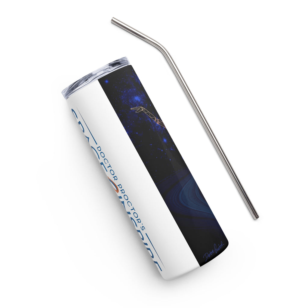 Afrobotica Rings Blue Stainless steel tumbler