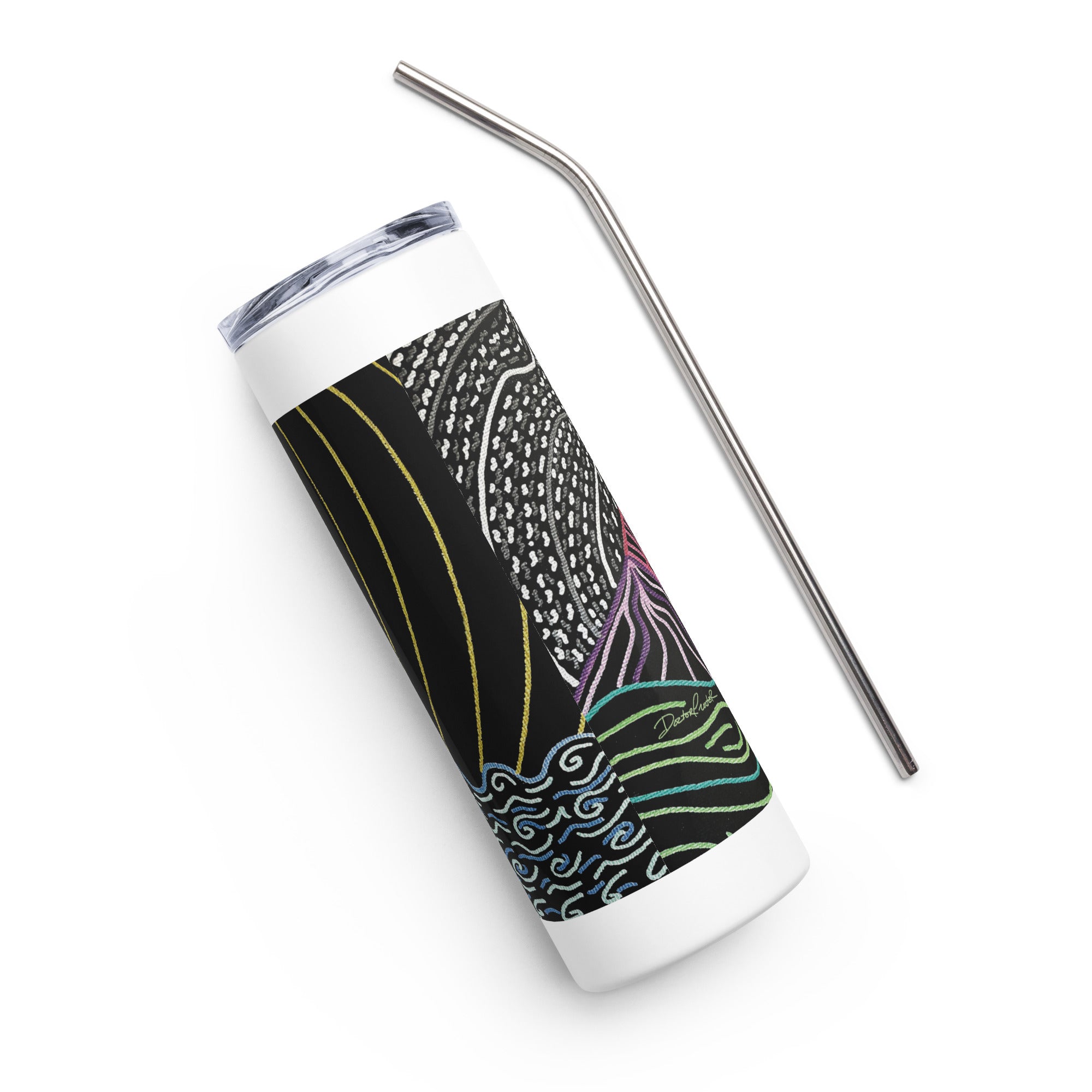 She's Waiting Stainless steel tumbler