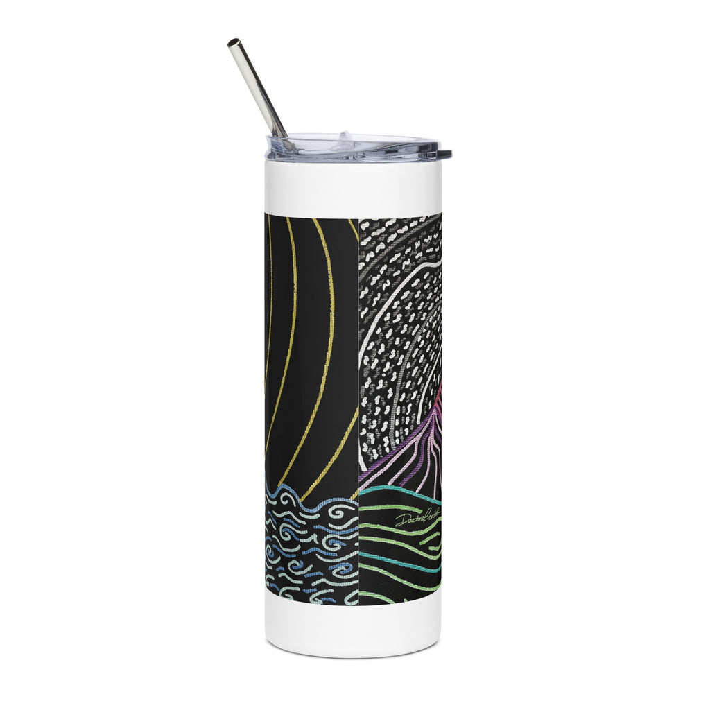 She's Waiting Stainless steel tumbler