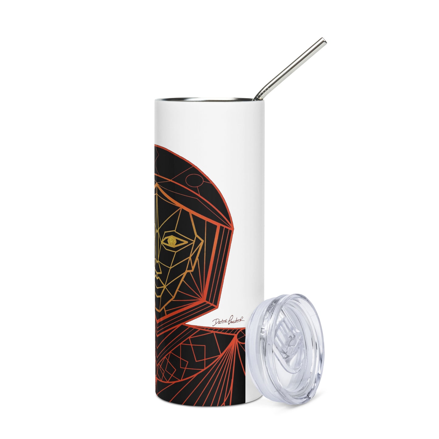 Afrobotica Avatar Red Stainless steel tumbler