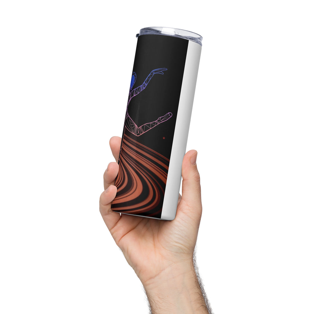 Afrobotica Rings Red Stainless steel tumbler