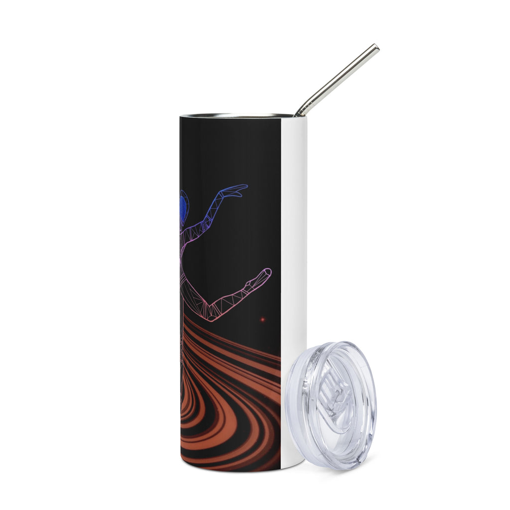 Afrobotica Rings Red Stainless steel tumbler