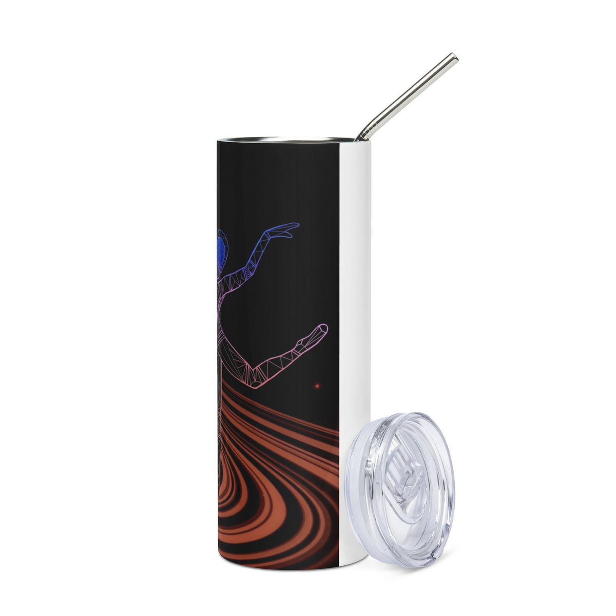 Afrobotica Rings Red Stainless steel tumbler