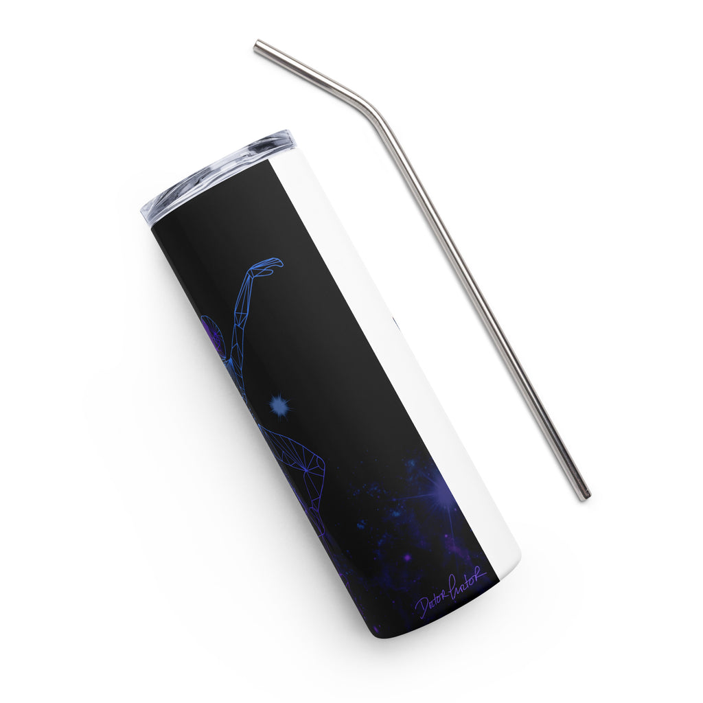 Afrobotica Releve Blue Stainless steel tumbler