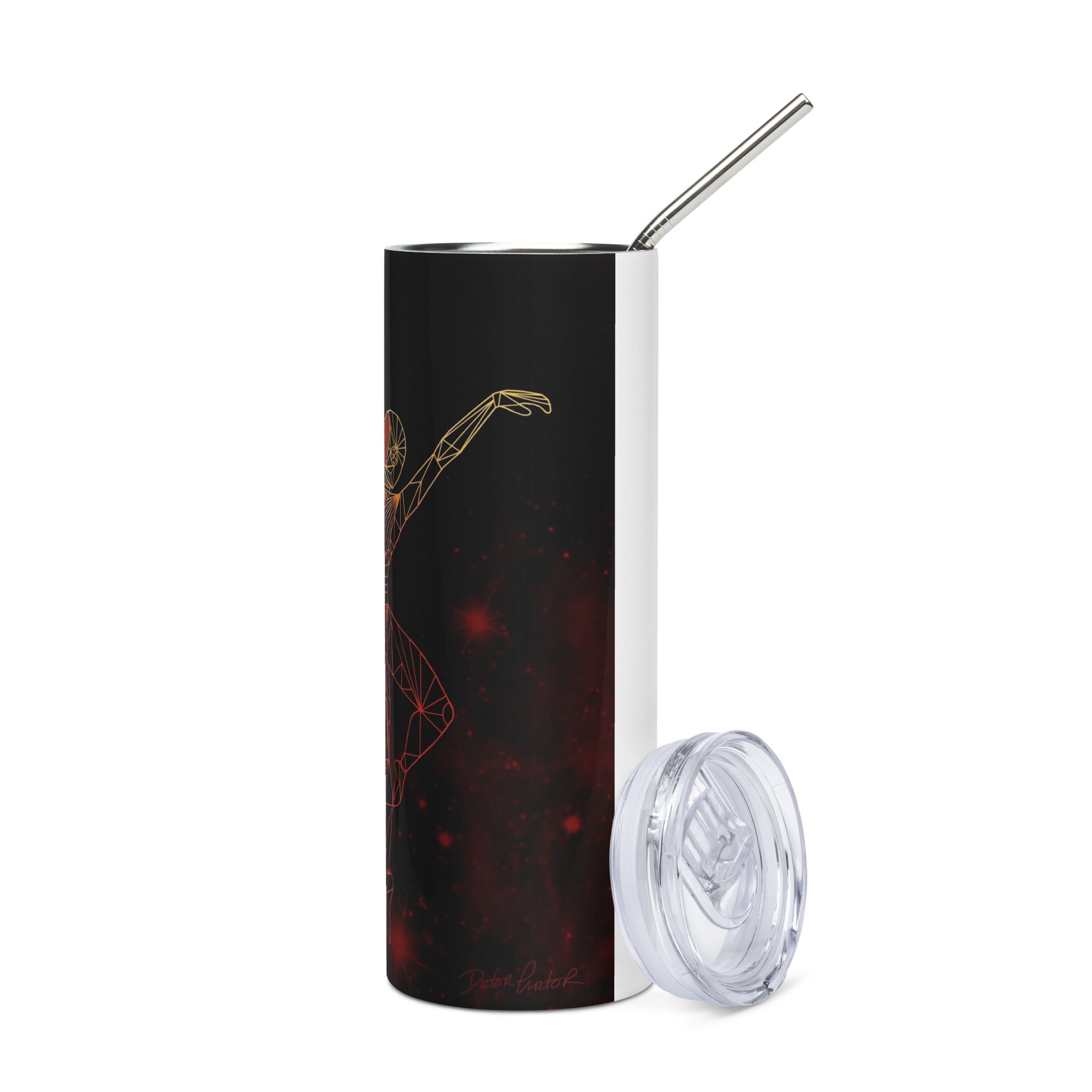 Afrobotica Releve Red Stainless steel tumbler