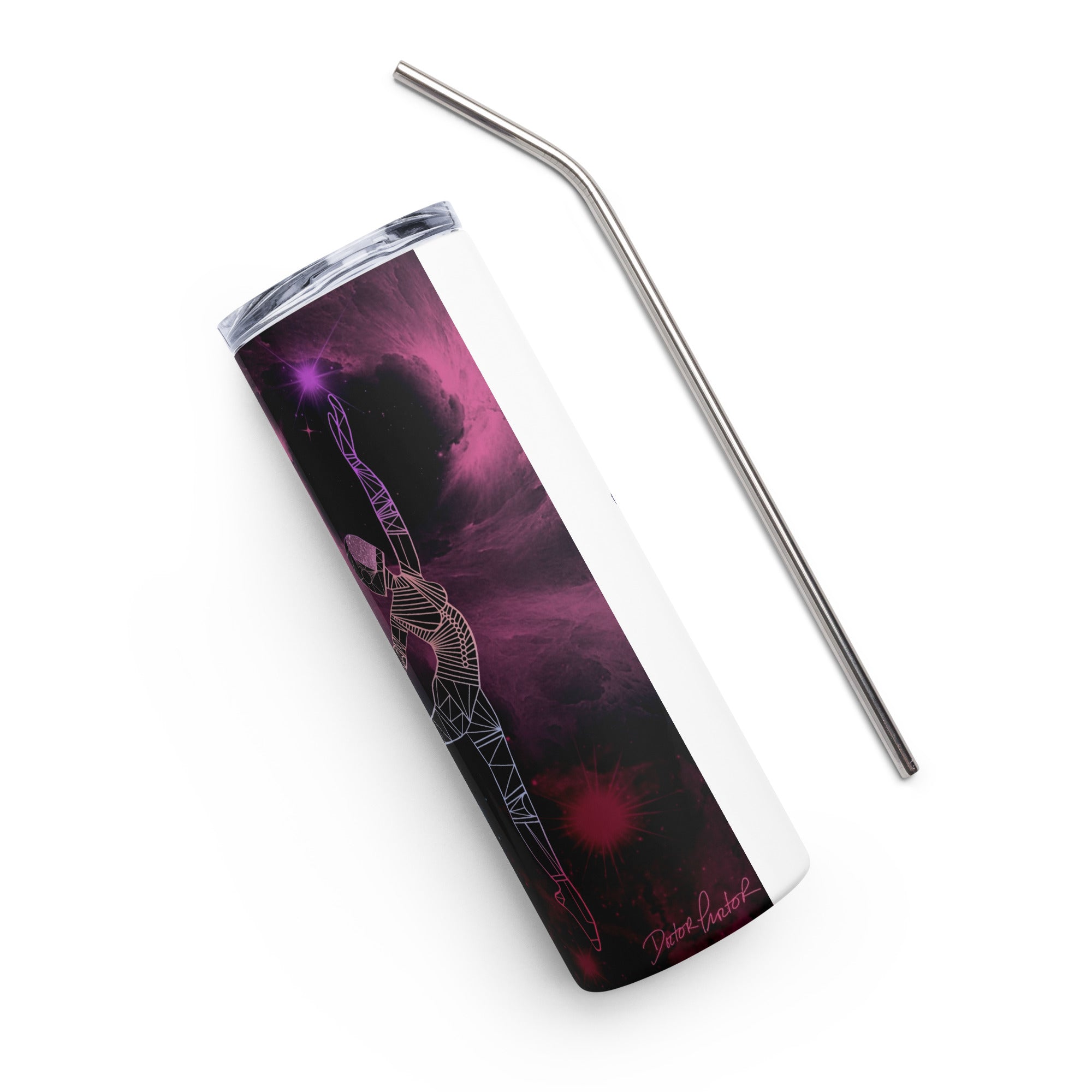 Afrobotica Pointe Nebula Stainless steel tumbler