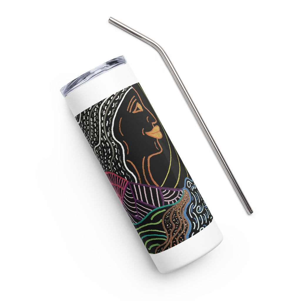 She's Waiting Stainless steel tumbler