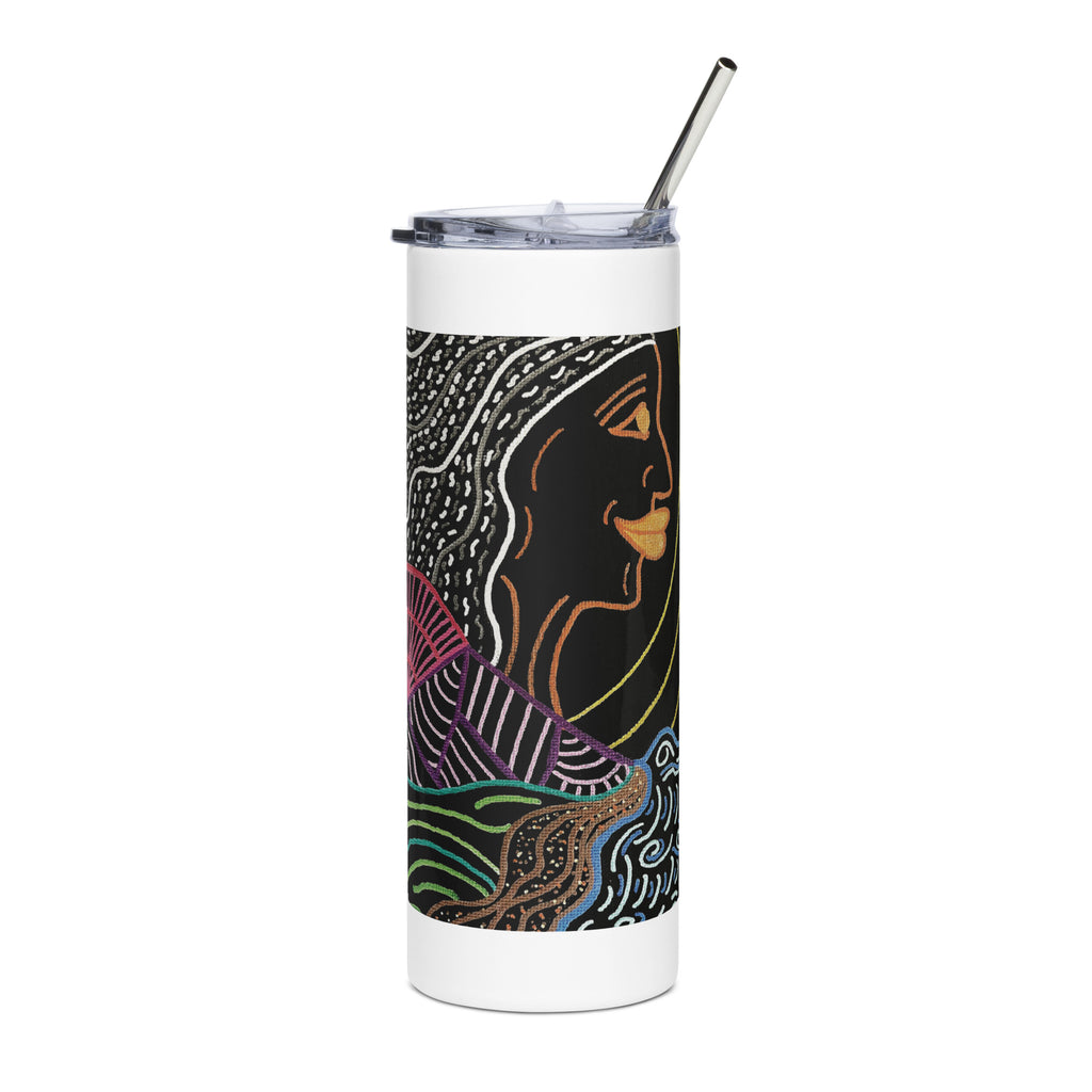 She's Waiting Stainless steel tumbler