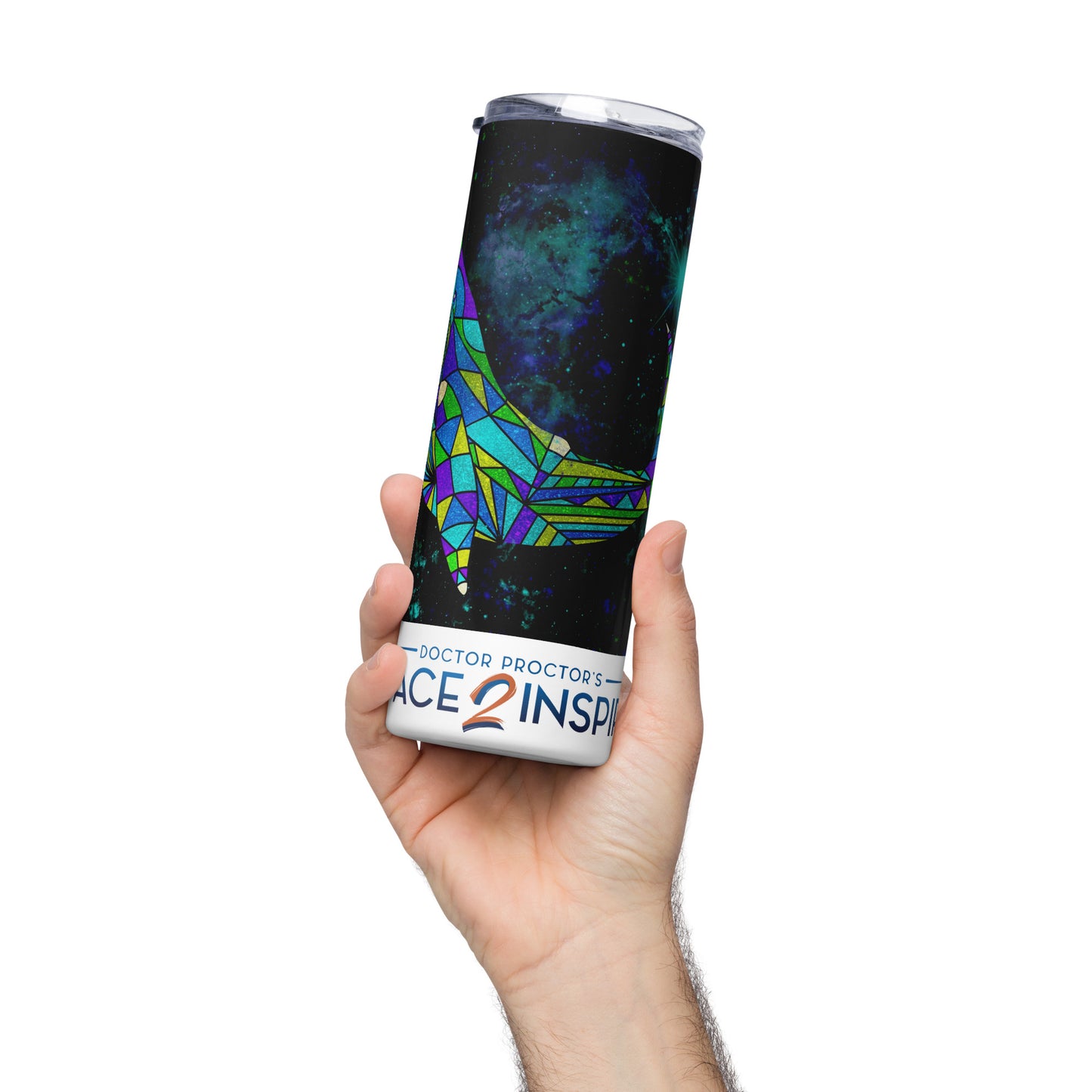 AstroCetacean Stainless steel tumbler