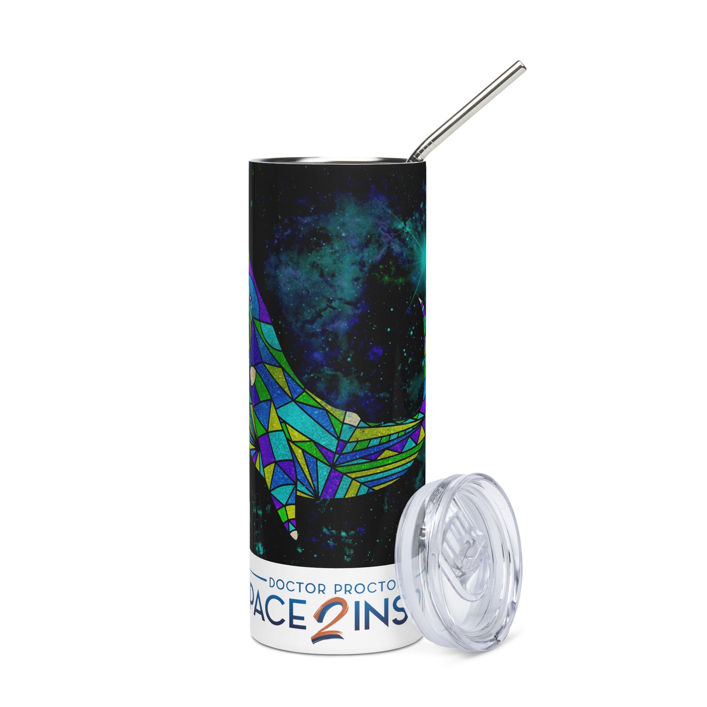 AstroCetacean Stainless steel tumbler