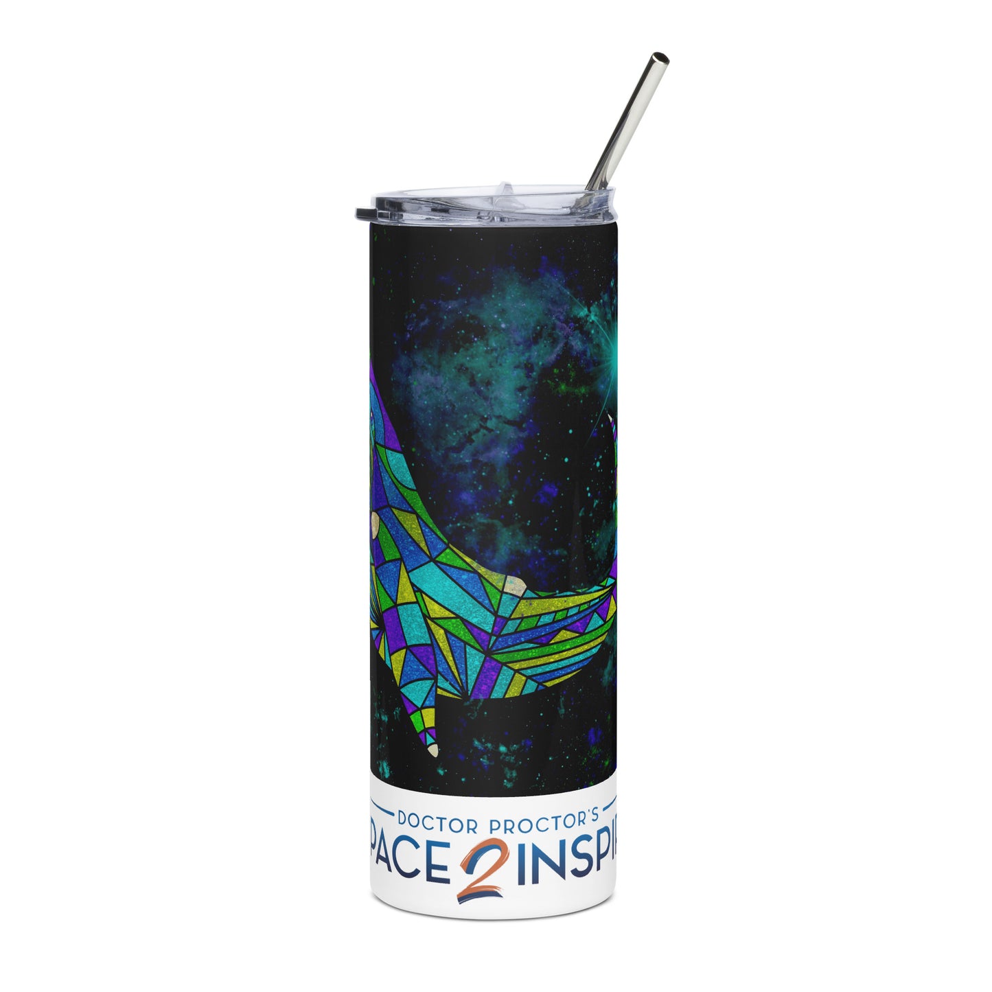 AstroCetacean Stainless steel tumbler