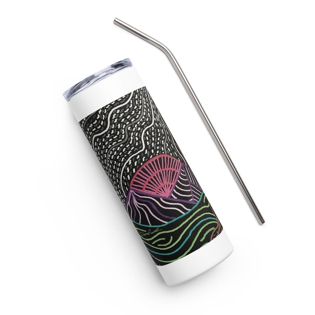 She's Waiting Stainless steel tumbler