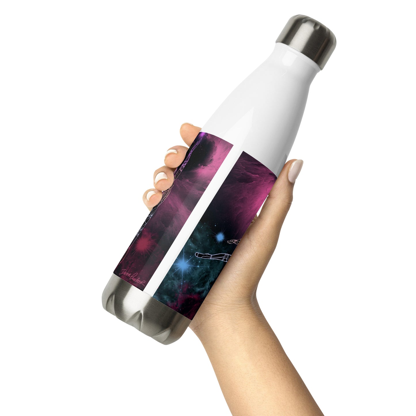 Afrobotica Pointe Nebula Stainless Steel Water Bottle