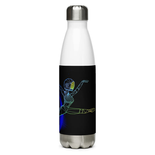 Afrobotica Ciseaux Blue Stainless Steel Water Bottle