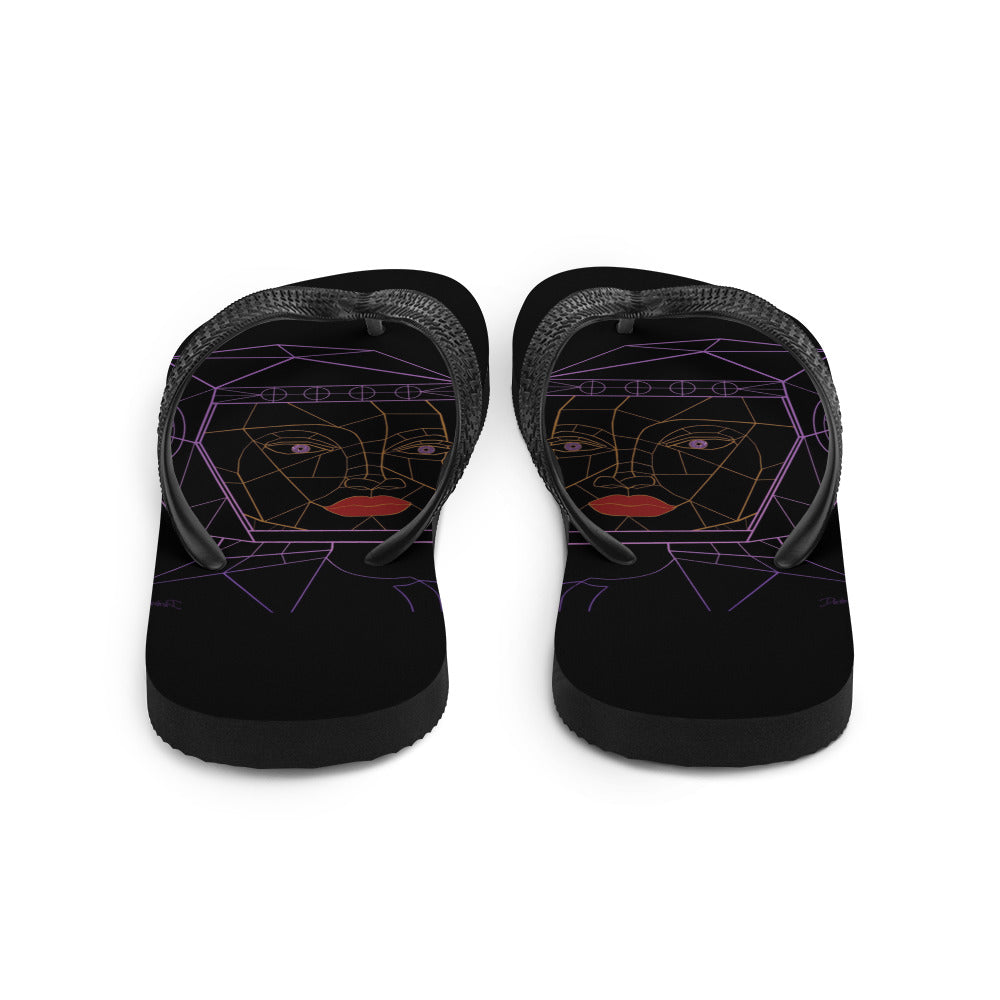 Afrobotica Bella Neon Flip-Flops