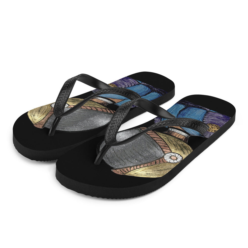 Afrobotica Suited Flip-Flops