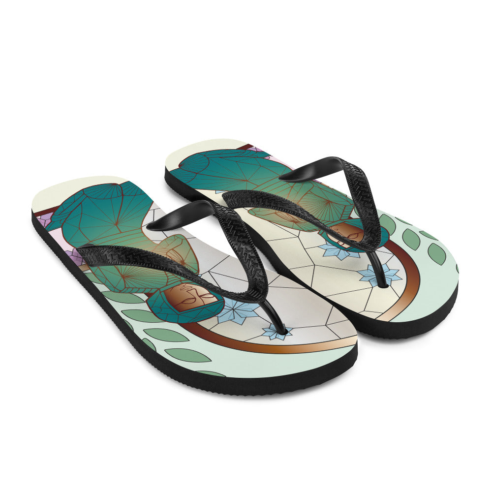 Grateful Voyager Flip-Flops