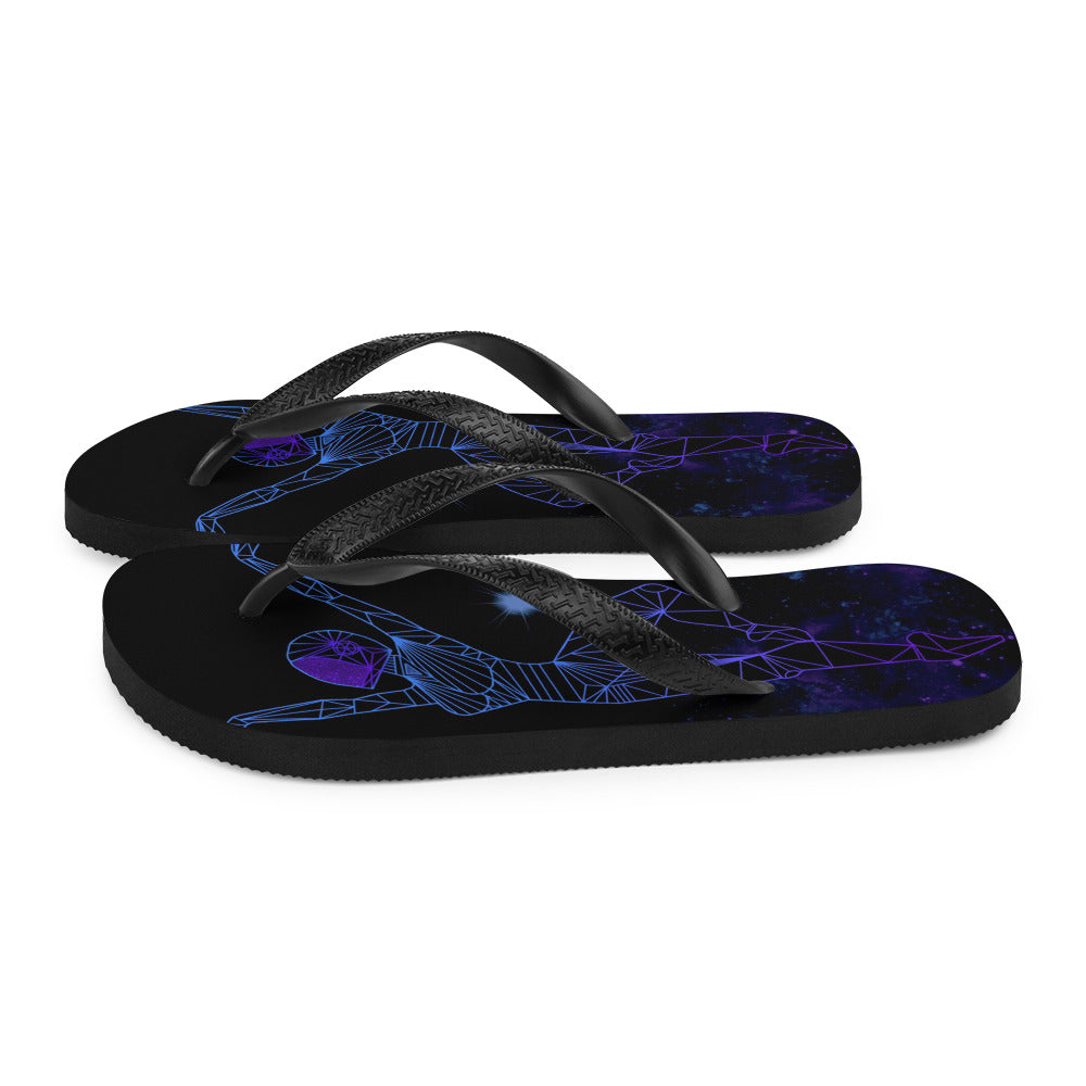 Afrobotica Releve Blue Flip-Flops