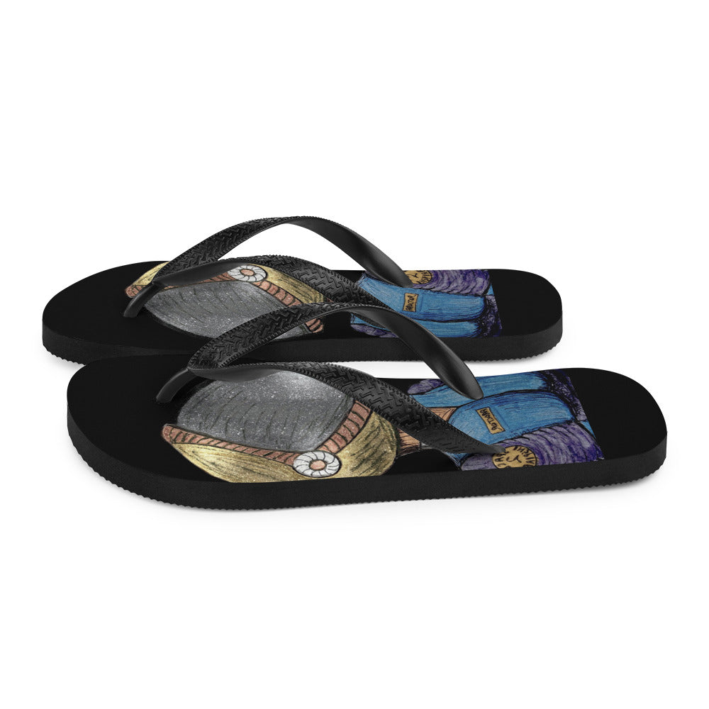 Afrobotica Suited Flip-Flops