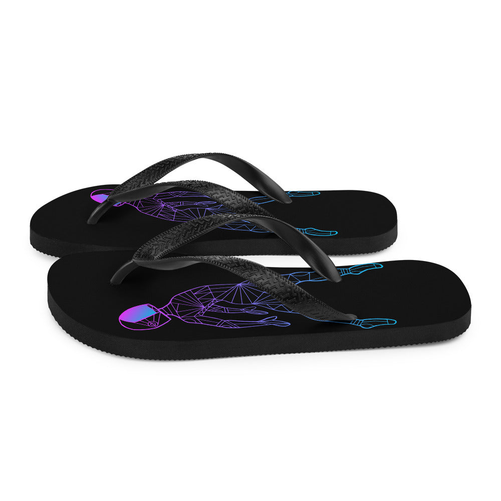 Afroboticus Cobalt Flip-Flops